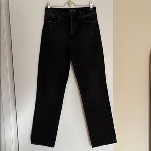 Just Black Denim Straight Leg Black